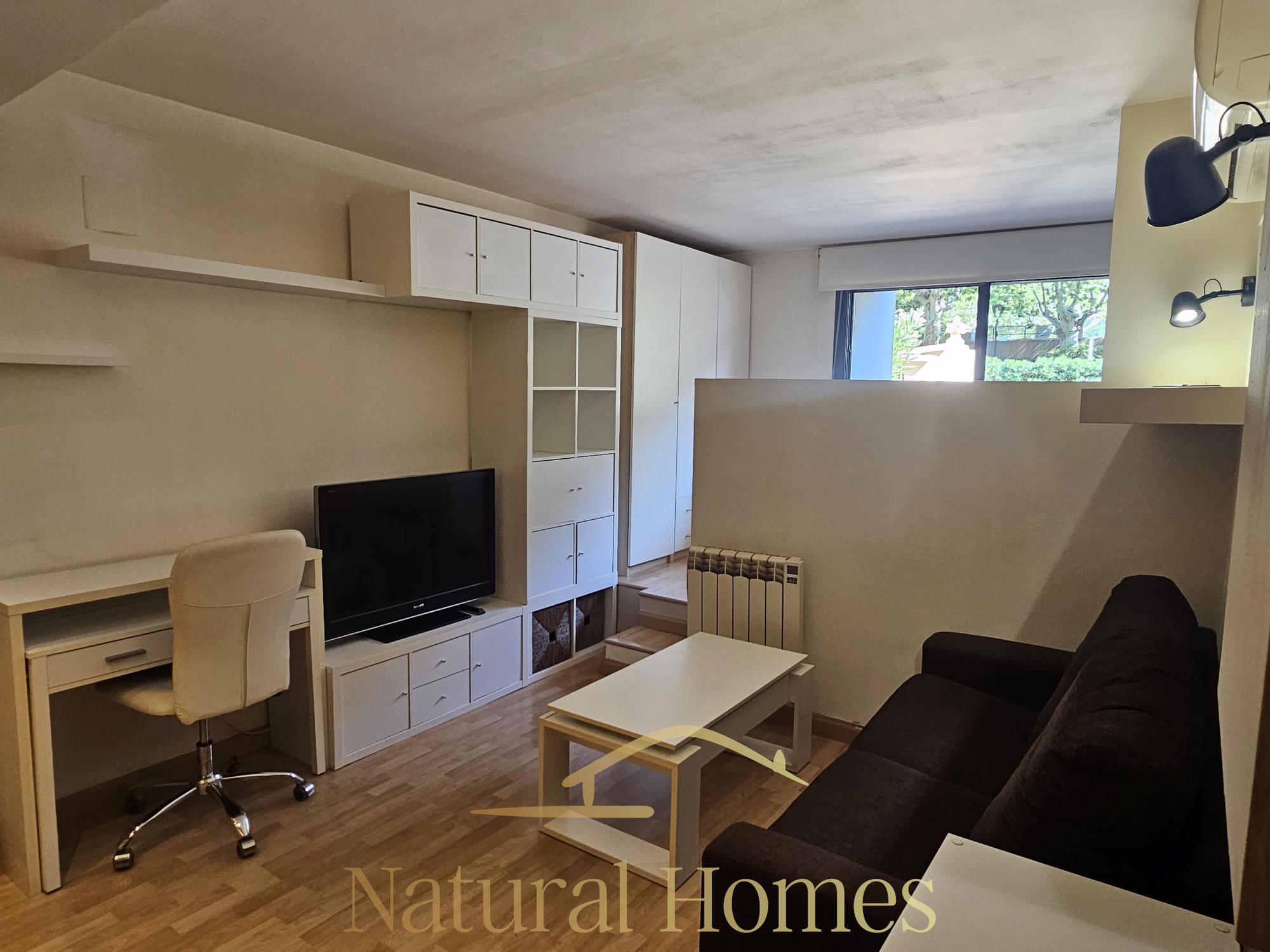 Salón1 Encantador estudio en alquiler al lado de la playa de Caldetes
