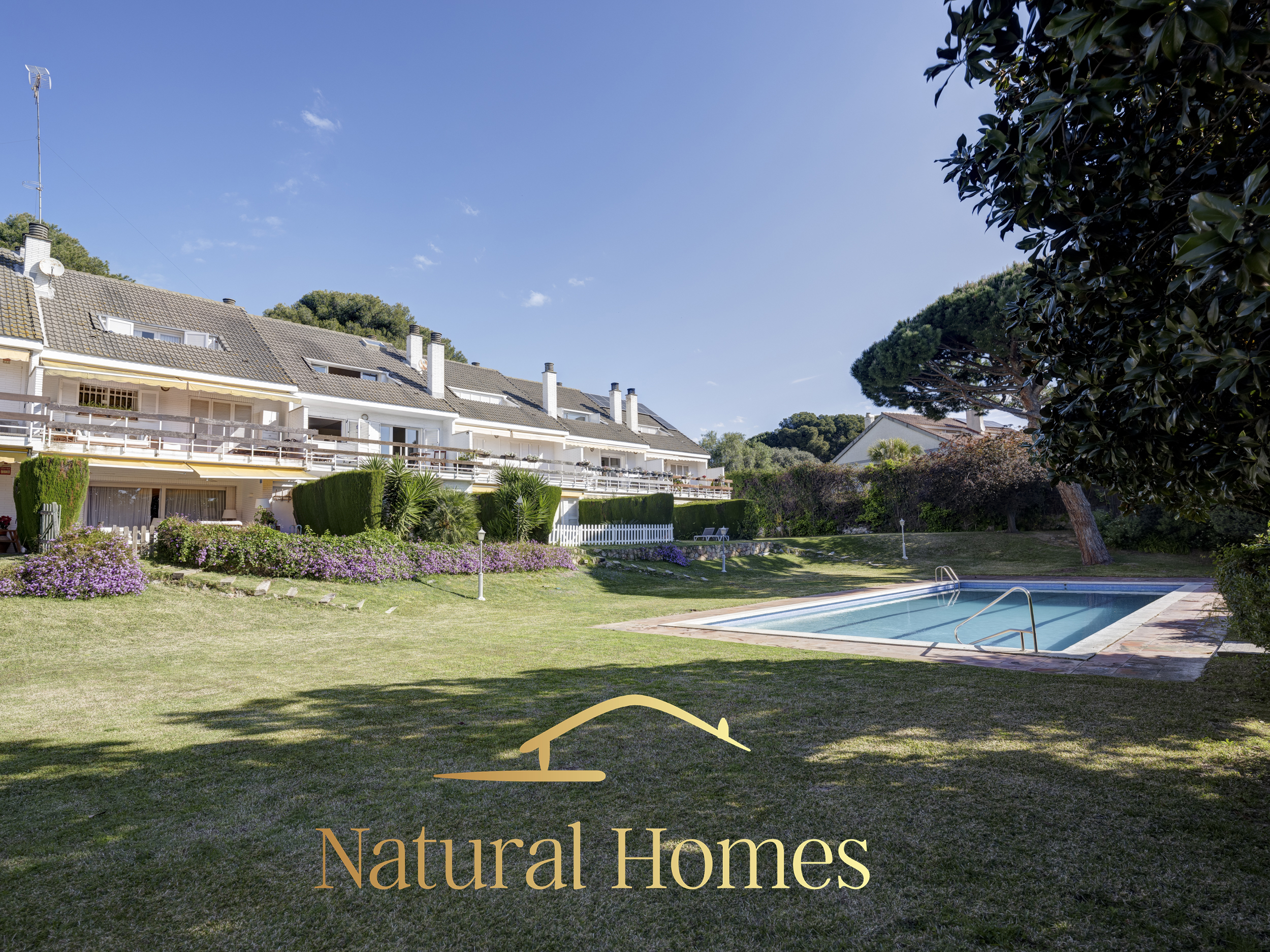 jardín Semi-detached house with sea views in Sant Andreu de Llavaneres