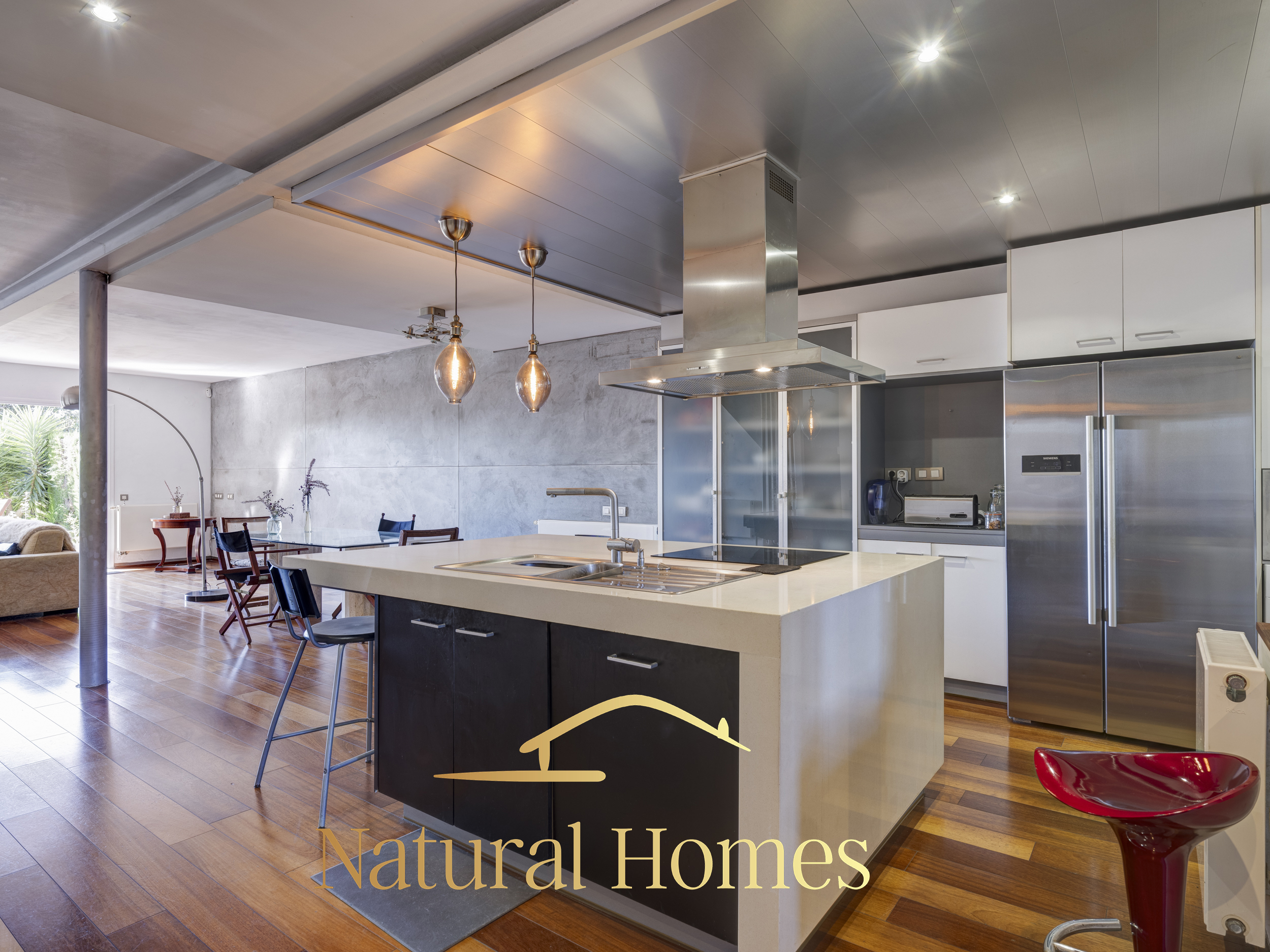 salón 2 Semi-detached house with sea views in Sant Andreu de Llavaneres