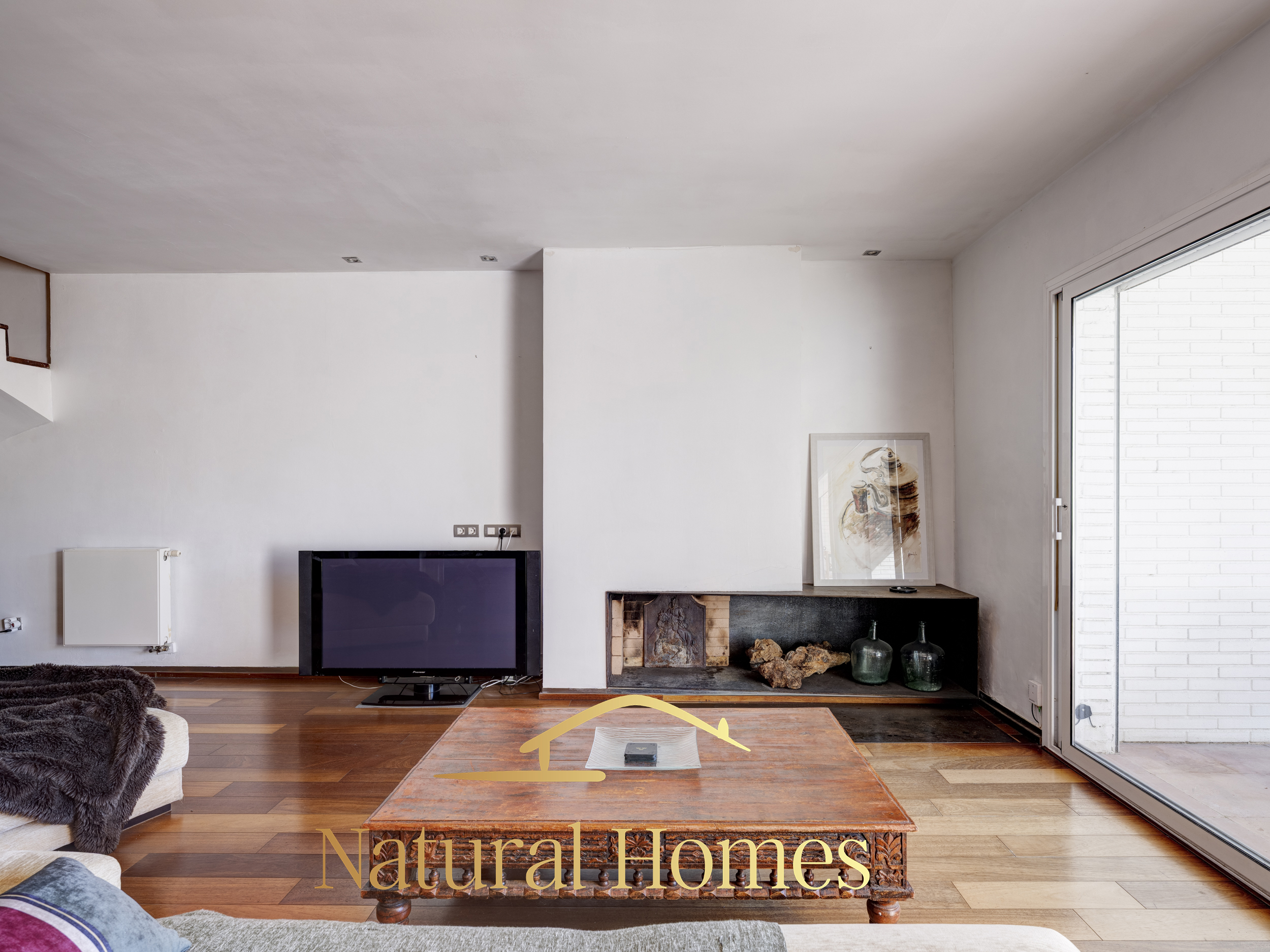 salón (4) Semi-detached house with sea views in Sant Andreu de Llavaneres