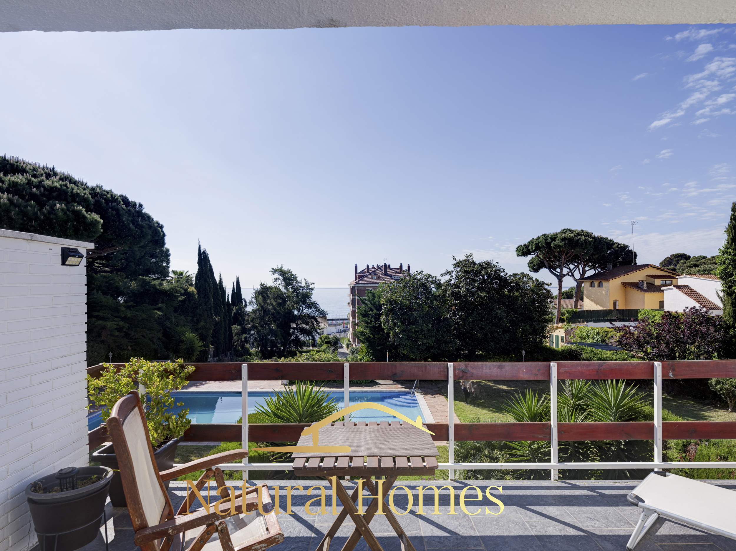 vistas (2) Semi-detached house with sea views in Sant Andreu de Llavaneres